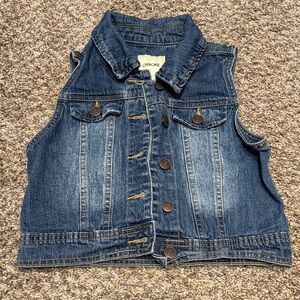 Cherokee Kids Dark Blue Denim Vest